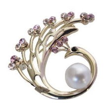 璀璨孔雀開(kāi)屏 merry茗華時(shí)尚合金鑲stellux奧鉆胸針